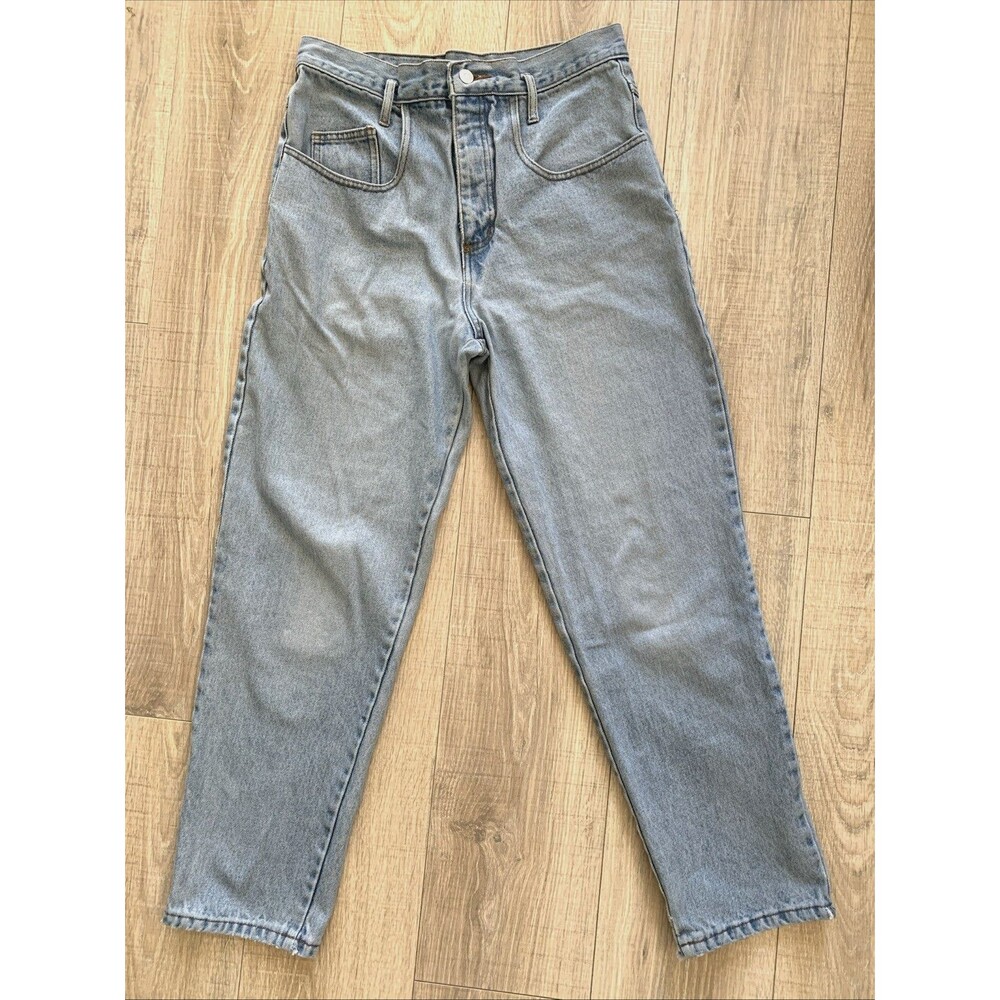 Vintage Hot & The Gang Jeans High Waist Mom Tapered USA Blue Womens M